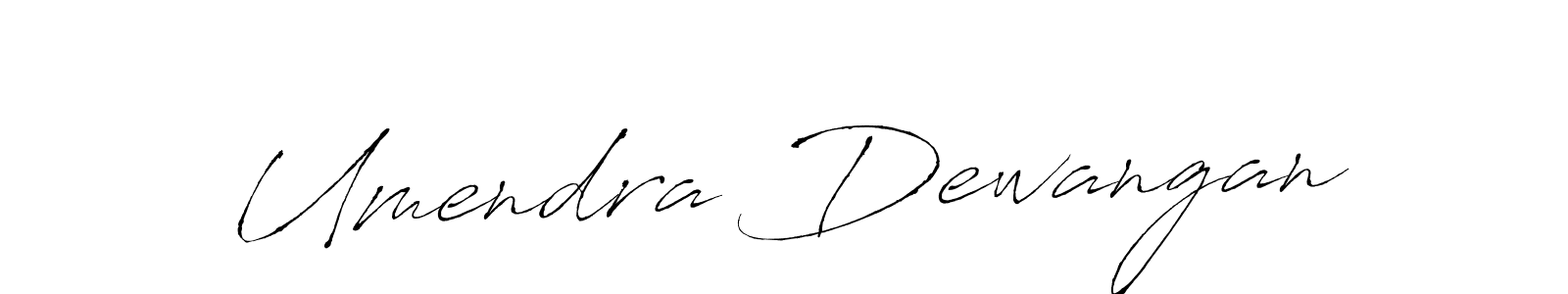 Antro_Vectra is a professional signature style that is perfect for those who want to add a touch of class to their signature. It is also a great choice for those who want to make their signature more unique. Get Umendra Dewangan name to fancy signature for free. Umendra Dewangan signature style 6 images and pictures png