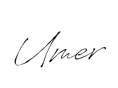 Use a signature maker to create a handwritten signature online. With this signature software, you can design (Antro_Vectra) your own signature for name Umer. Umer signature style 6 images and pictures png