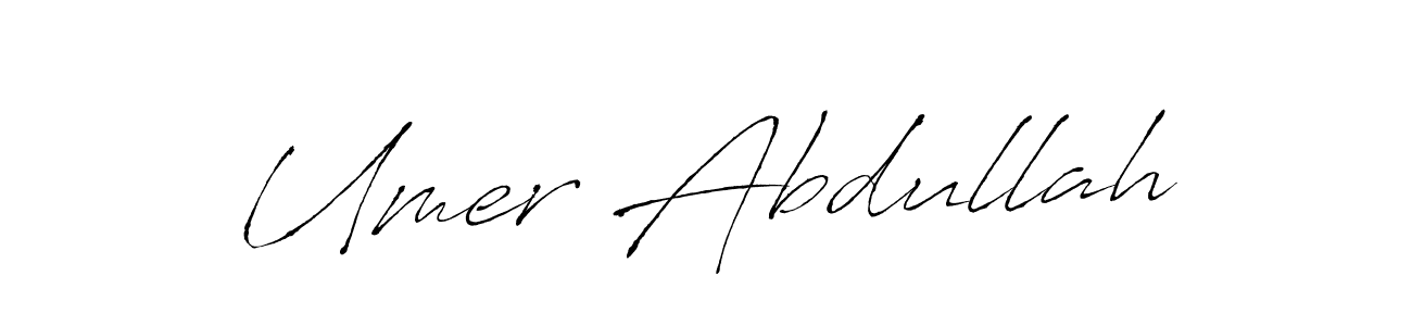 Also You can easily find your signature by using the search form. We will create Umer Abdullah name handwritten signature images for you free of cost using Antro_Vectra sign style. Umer Abdullah signature style 6 images and pictures png