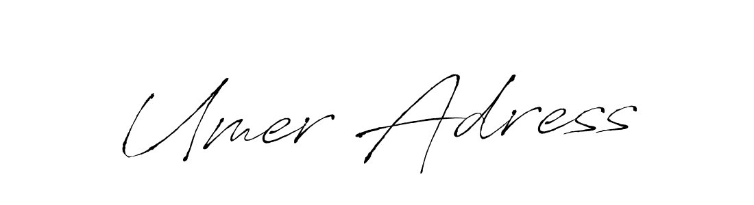 Check out images of Autograph of Umer Adress name. Actor Umer Adress Signature Style. Antro_Vectra is a professional sign style online. Umer Adress signature style 6 images and pictures png