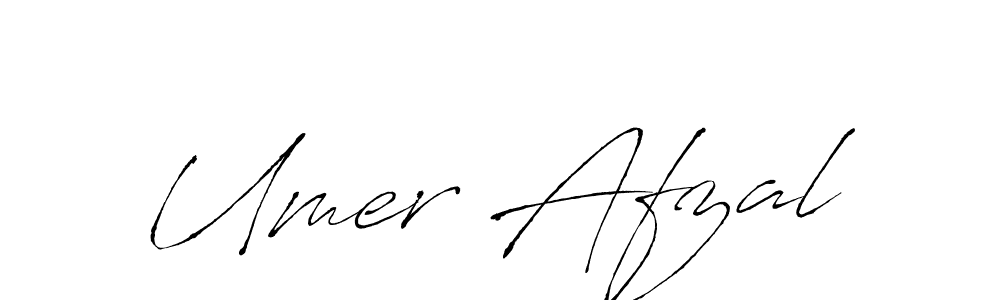 Create a beautiful signature design for name Umer Afzal. With this signature (Antro_Vectra) fonts, you can make a handwritten signature for free. Umer Afzal signature style 6 images and pictures png