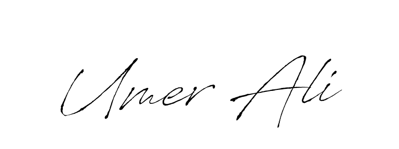 How to make Umer Ali signature? Antro_Vectra is a professional autograph style. Create handwritten signature for Umer Ali name. Umer Ali signature style 6 images and pictures png