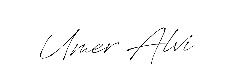 How to make Umer Alvi signature? Antro_Vectra is a professional autograph style. Create handwritten signature for Umer Alvi name. Umer Alvi signature style 6 images and pictures png