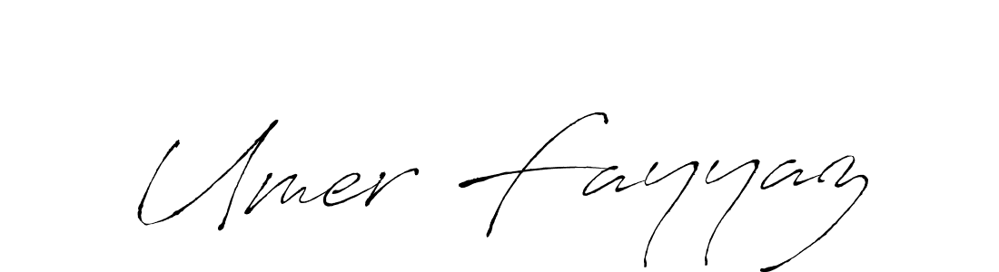 You can use this online signature creator to create a handwritten signature for the name Umer Fayyaz. This is the best online autograph maker. Umer Fayyaz signature style 6 images and pictures png