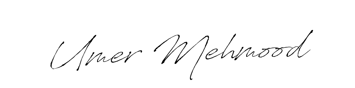 Also we have Umer Mehmood name is the best signature style. Create professional handwritten signature collection using Antro_Vectra autograph style. Umer Mehmood signature style 6 images and pictures png