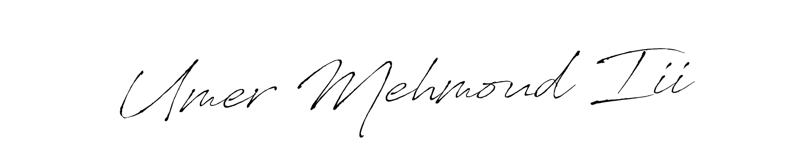 You should practise on your own different ways (Antro_Vectra) to write your name (Umer Mehmoud Iii) in signature. don't let someone else do it for you. Umer Mehmoud Iii signature style 6 images and pictures png