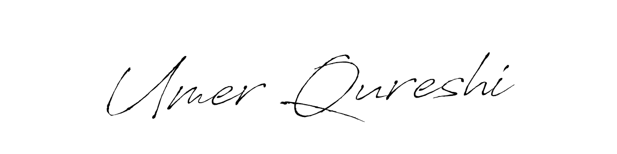 Also we have Umer Qureshi name is the best signature style. Create professional handwritten signature collection using Antro_Vectra autograph style. Umer Qureshi signature style 6 images and pictures png