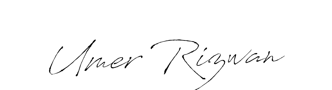 Umer Rizwan stylish signature style. Best Handwritten Sign (Antro_Vectra) for my name. Handwritten Signature Collection Ideas for my name Umer Rizwan. Umer Rizwan signature style 6 images and pictures png