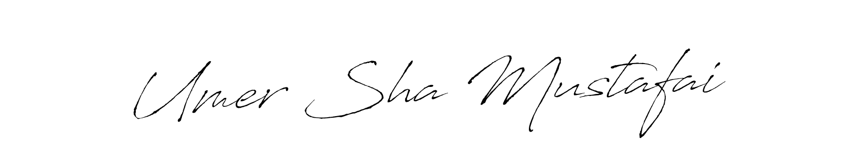Also we have Umer Sha Mustafai name is the best signature style. Create professional handwritten signature collection using Antro_Vectra autograph style. Umer Sha Mustafai signature style 6 images and pictures png