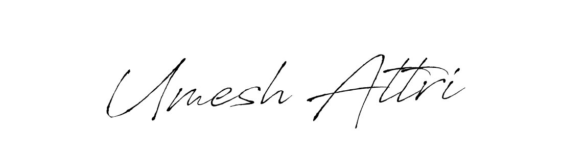 Once you've used our free online signature maker to create your best signature Antro_Vectra style, it's time to enjoy all of the benefits that Umesh Attri name signing documents. Umesh Attri signature style 6 images and pictures png