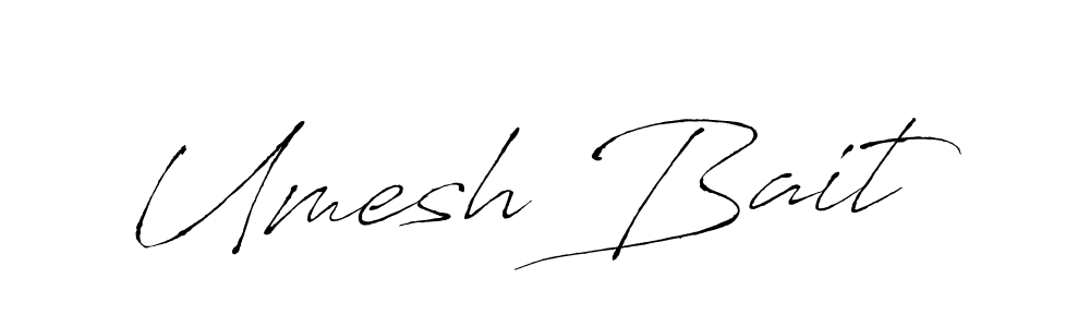 if you are searching for the best signature style for your name Umesh Bait. so please give up your signature search. here we have designed multiple signature styles  using Antro_Vectra. Umesh Bait signature style 6 images and pictures png