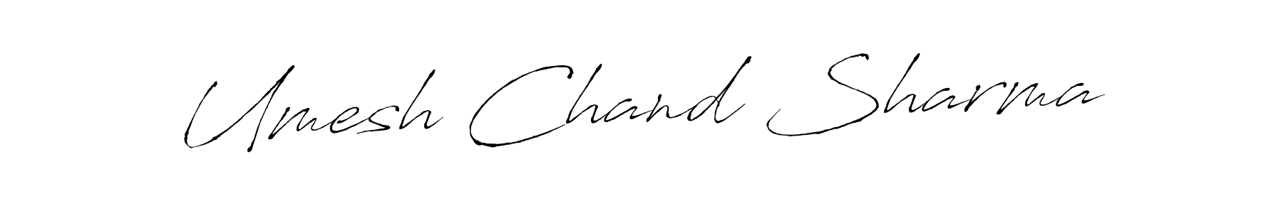 Use a signature maker to create a handwritten signature online. With this signature software, you can design (Antro_Vectra) your own signature for name Umesh Chand Sharma. Umesh Chand Sharma signature style 6 images and pictures png