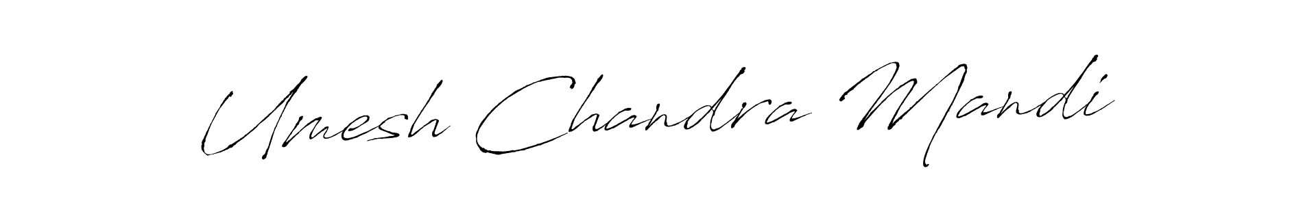 Make a beautiful signature design for name Umesh Chandra Mandi. With this signature (Antro_Vectra) style, you can create a handwritten signature for free. Umesh Chandra Mandi signature style 6 images and pictures png