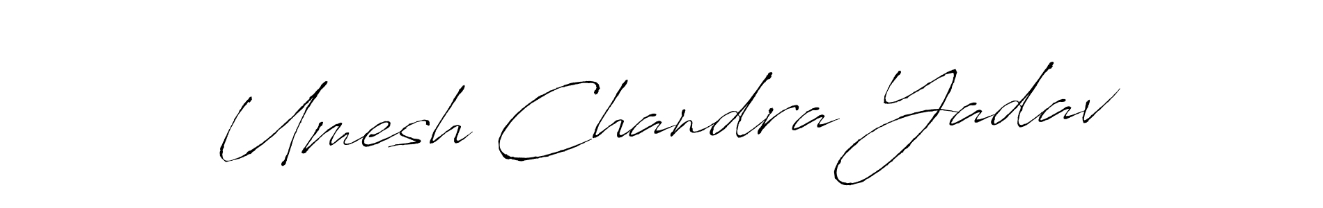 How to make Umesh Chandra Yadav signature? Antro_Vectra is a professional autograph style. Create handwritten signature for Umesh Chandra Yadav name. Umesh Chandra Yadav signature style 6 images and pictures png