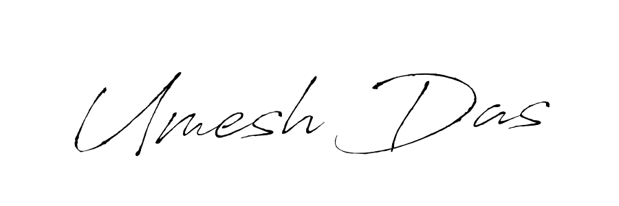 Create a beautiful signature design for name Umesh Das. With this signature (Antro_Vectra) fonts, you can make a handwritten signature for free. Umesh Das signature style 6 images and pictures png