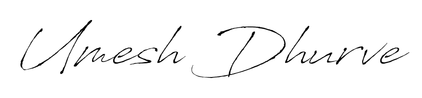 Explore multiple handwriting variations for Umesh Dhurve including this stunning Antro_Vectra design. Free to use across all platforms. Umesh Dhurve signature style 6 images and pictures png