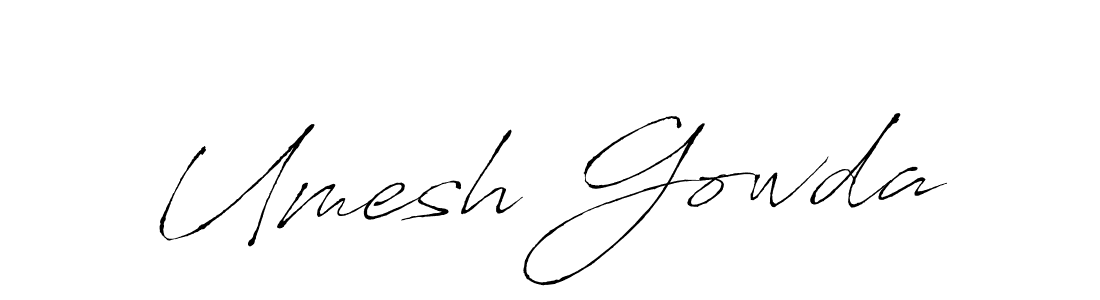You should practise on your own different ways (Antro_Vectra) to write your name (Umesh Gowda) in signature. don't let someone else do it for you. Umesh Gowda signature style 6 images and pictures png