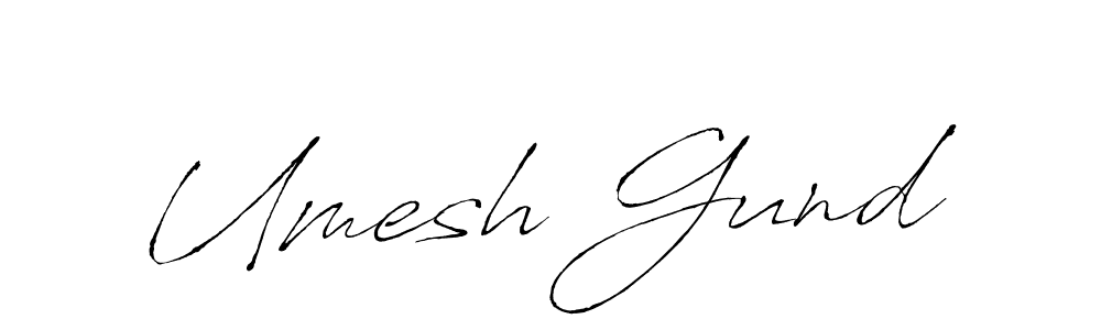 Also we have Umesh Gund name is the best signature style. Create professional handwritten signature collection using Antro_Vectra autograph style. Umesh Gund signature style 6 images and pictures png