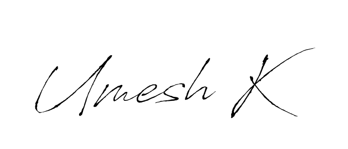 Once you've used our free online signature maker to create your best signature Antro_Vectra style, it's time to enjoy all of the benefits that Umesh K name signing documents. Umesh K signature style 6 images and pictures png