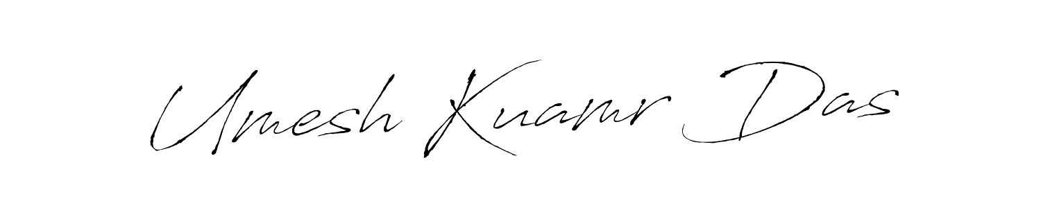 Create a beautiful signature design for name Umesh Kuamr Das. With this signature (Antro_Vectra) fonts, you can make a handwritten signature for free. Umesh Kuamr Das signature style 6 images and pictures png