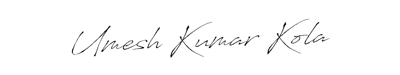 It looks lik you need a new signature style for name Umesh Kumar Kola. Design unique handwritten (Antro_Vectra) signature with our free signature maker in just a few clicks. Umesh Kumar Kola signature style 6 images and pictures png