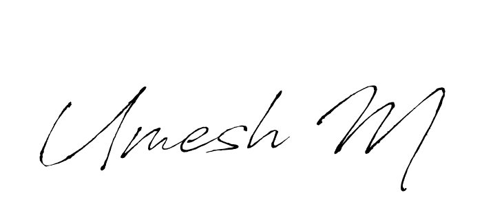 You can use this online signature creator to create a handwritten signature for the name Umesh M. This is the best online autograph maker. Umesh M signature style 6 images and pictures png