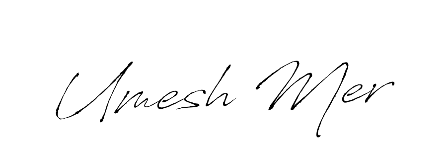 It looks lik you need a new signature style for name Umesh Mer. Design unique handwritten (Antro_Vectra) signature with our free signature maker in just a few clicks. Umesh Mer signature style 6 images and pictures png