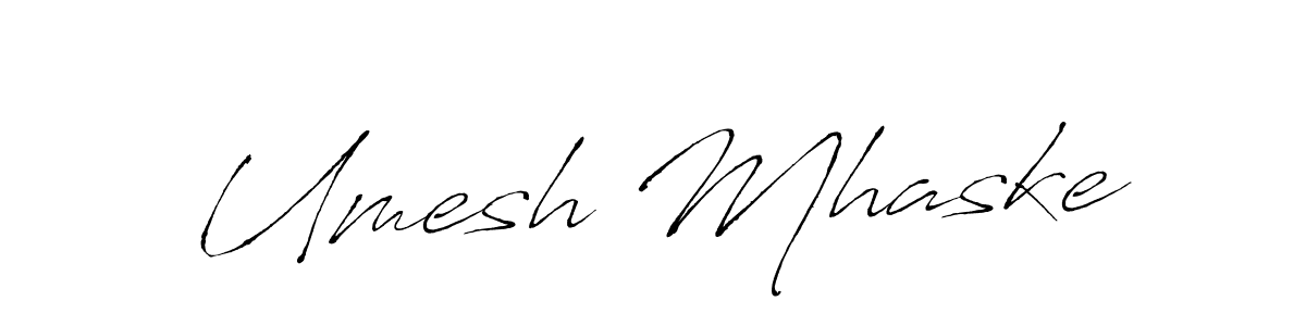 Also we have Umesh Mhaske name is the best signature style. Create professional handwritten signature collection using Antro_Vectra autograph style. Umesh Mhaske signature style 6 images and pictures png