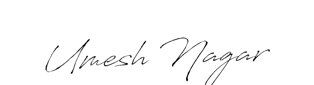 Umesh Nagar stylish signature style. Best Handwritten Sign (Antro_Vectra) for my name. Handwritten Signature Collection Ideas for my name Umesh Nagar. Umesh Nagar signature style 6 images and pictures png