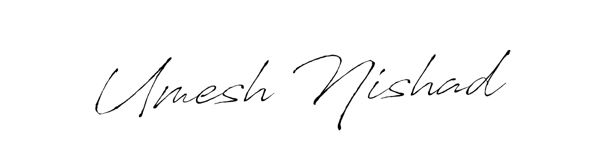 Also we have Umesh Nishad name is the best signature style. Create professional handwritten signature collection using Antro_Vectra autograph style. Umesh Nishad signature style 6 images and pictures png