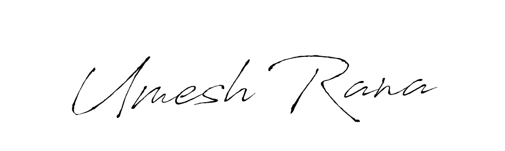 How to make Umesh Rana name signature. Use Antro_Vectra style for creating short signs online. This is the latest handwritten sign. Umesh Rana signature style 6 images and pictures png