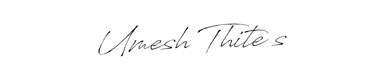 You should practise on your own different ways (Antro_Vectra) to write your name (Umesh Thite’s) in signature. don't let someone else do it for you. Umesh Thite’s signature style 6 images and pictures png