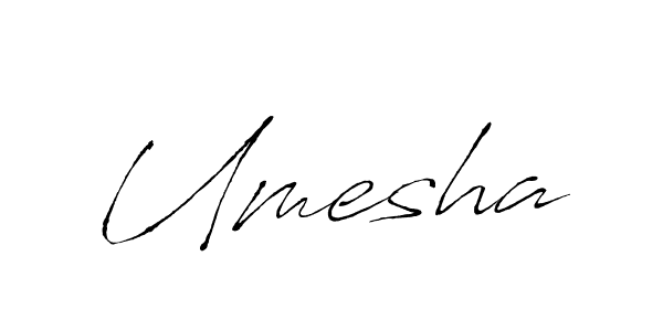 Umesha stylish signature style. Best Handwritten Sign (Antro_Vectra) for my name. Handwritten Signature Collection Ideas for my name Umesha. Umesha signature style 6 images and pictures png