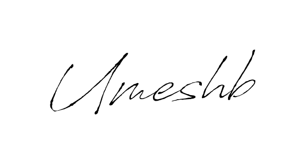 Antro_Vectra is a professional signature style that is perfect for those who want to add a touch of class to their signature. It is also a great choice for those who want to make their signature more unique. Get Umeshb name to fancy signature for free. Umeshb signature style 6 images and pictures png