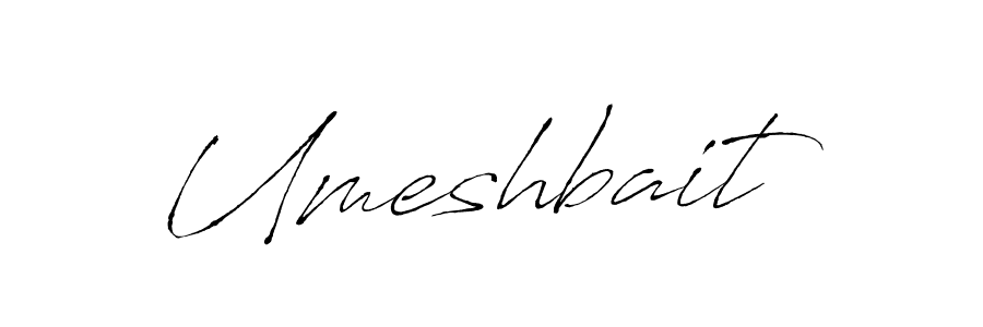 Use a signature maker to create a handwritten signature online. With this signature software, you can design (Antro_Vectra) your own signature for name Umeshbait. Umeshbait signature style 6 images and pictures png