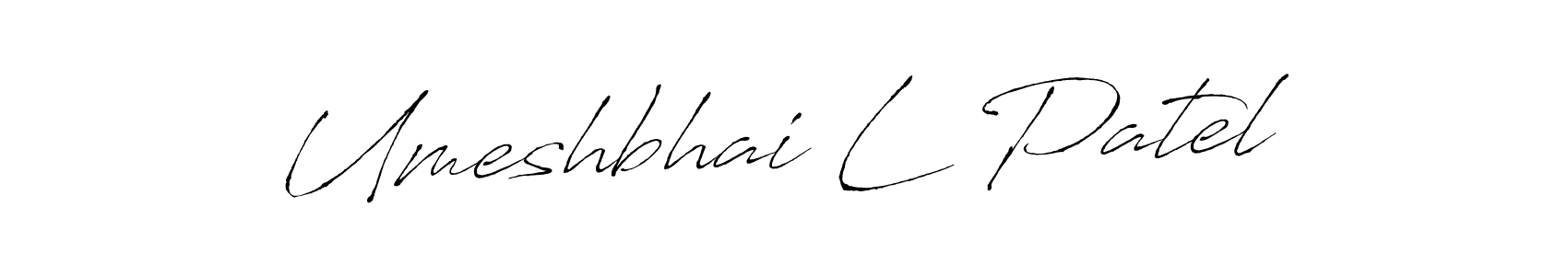 This is the best signature style for the Umeshbhai L Patel name. Also you like these signature font (Antro_Vectra). Mix name signature. Umeshbhai L Patel signature style 6 images and pictures png