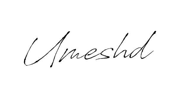 Umeshd stylish signature style. Best Handwritten Sign (Antro_Vectra) for my name. Handwritten Signature Collection Ideas for my name Umeshd. Umeshd signature style 6 images and pictures png