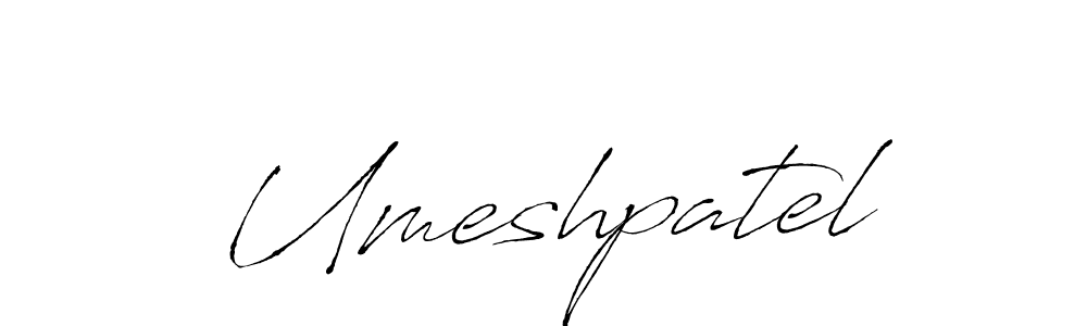 How to make Umeshpatel name signature. Use Antro_Vectra style for creating short signs online. This is the latest handwritten sign. Umeshpatel signature style 6 images and pictures png