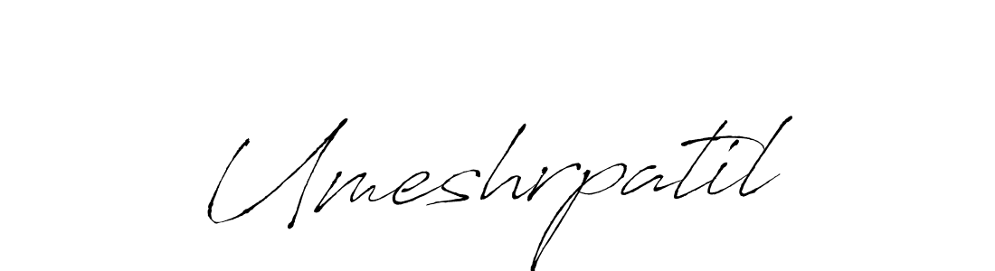 Design your own signature with our free online signature maker. With this signature software, you can create a handwritten (Antro_Vectra) signature for name Umeshrpatil. Umeshrpatil signature style 6 images and pictures png