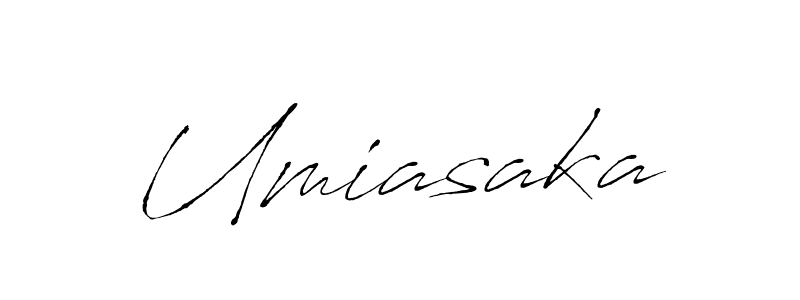 Design your own signature with our free online signature maker. With this signature software, you can create a handwritten (Antro_Vectra) signature for name Umiasaka. Umiasaka signature style 6 images and pictures png