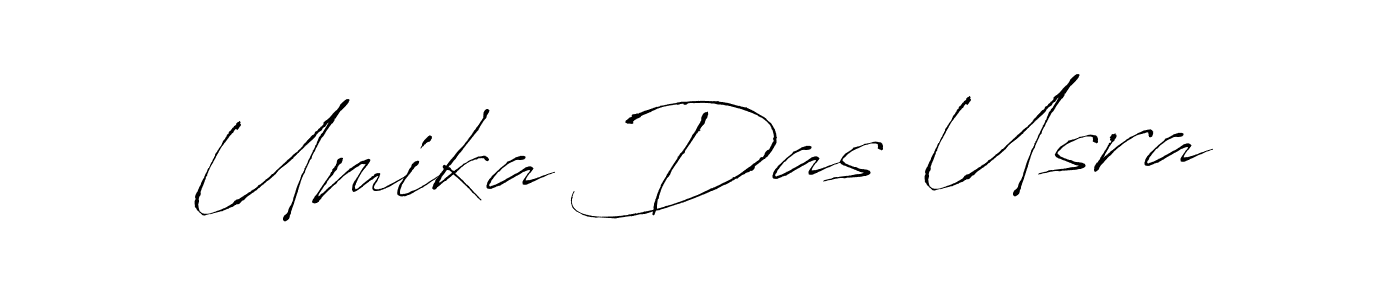 You should practise on your own different ways (Antro_Vectra) to write your name (Umika Das Usra) in signature. don't let someone else do it for you. Umika Das Usra signature style 6 images and pictures png