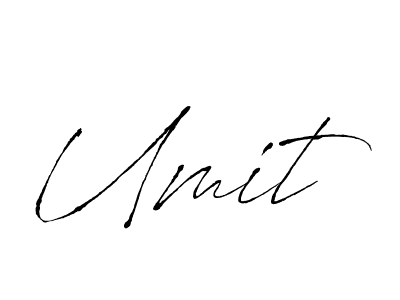 Umit stylish signature style. Best Handwritten Sign (Antro_Vectra) for my name. Handwritten Signature Collection Ideas for my name Umit. Umit signature style 6 images and pictures png