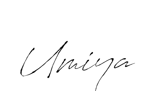 Umiya stylish signature style. Best Handwritten Sign (Antro_Vectra) for my name. Handwritten Signature Collection Ideas for my name Umiya. Umiya signature style 6 images and pictures png