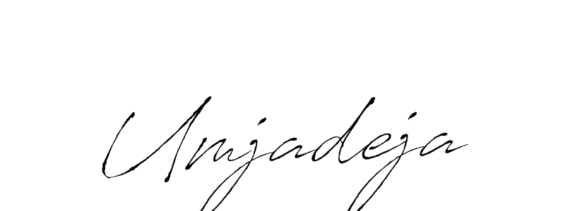 How to make Umjadeja name signature. Use Antro_Vectra style for creating short signs online. This is the latest handwritten sign. Umjadeja signature style 6 images and pictures png