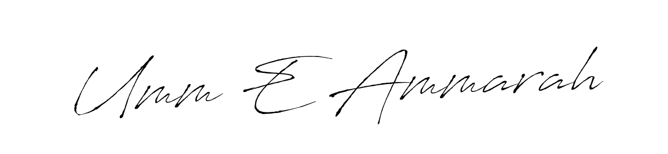 Best and Professional Signature Style for Umm E Ammarah. Antro_Vectra Best Signature Style Collection. Umm E Ammarah signature style 6 images and pictures png