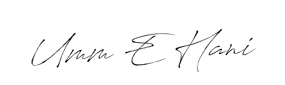 if you are searching for the best signature style for your name Umm E Hani. so please give up your signature search. here we have designed multiple signature styles  using Antro_Vectra. Umm E Hani signature style 6 images and pictures png