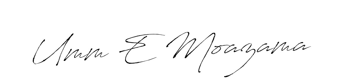 Once you've used our free online signature maker to create your best signature Antro_Vectra style, it's time to enjoy all of the benefits that Umm E Moazama name signing documents. Umm E Moazama signature style 6 images and pictures png