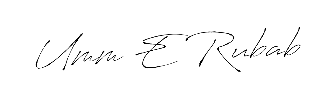 Here are the top 10 professional signature styles for the name Umm E Rubab. These are the best autograph styles you can use for your name. Umm E Rubab signature style 6 images and pictures png