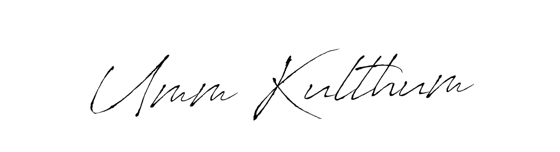 The best way (Antro_Vectra) to make a short signature is to pick only two or three words in your name. The name Umm Kulthum include a total of six letters. For converting this name. Umm Kulthum signature style 6 images and pictures png