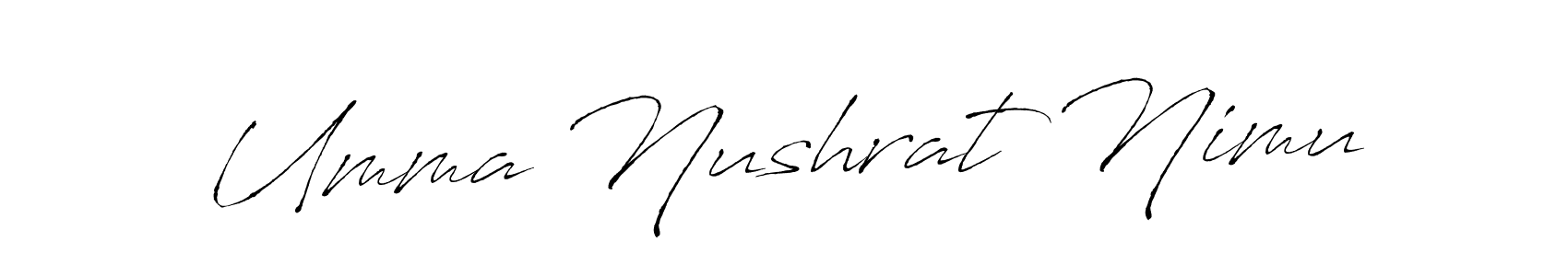 How to Draw Umma Nushrat Nimu signature style? Antro_Vectra is a latest design signature styles for name Umma Nushrat Nimu. Umma Nushrat Nimu signature style 6 images and pictures png